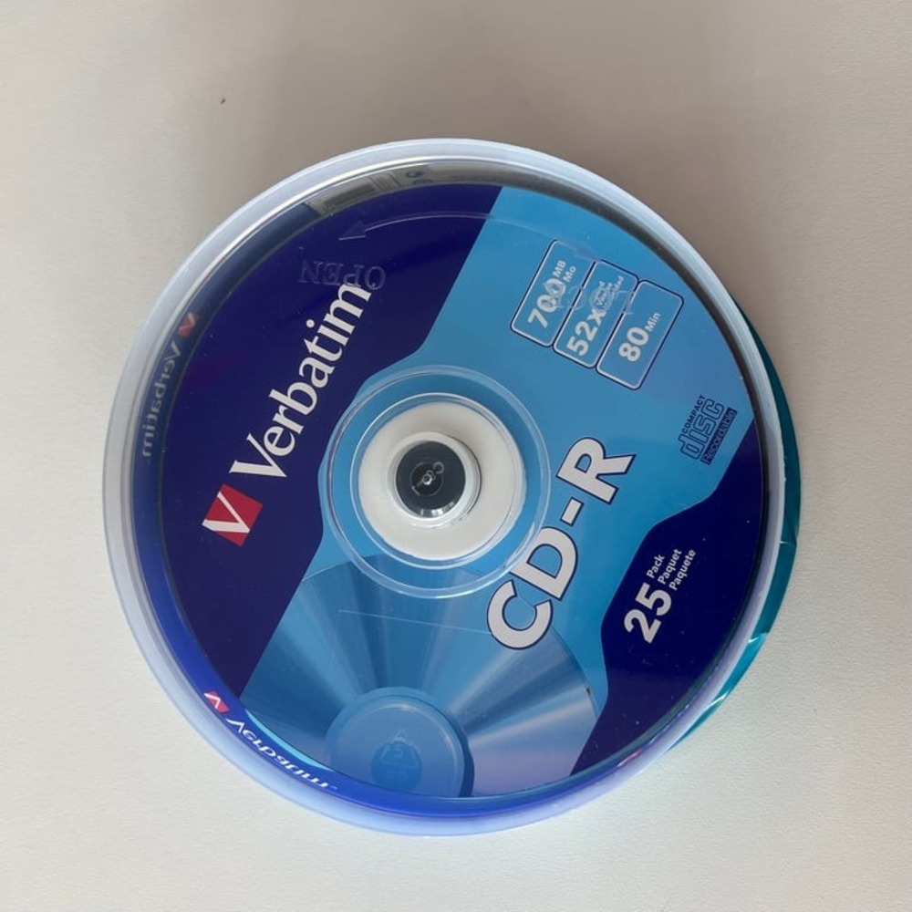 Verbatim CD-R Compact Disk Recordable 80Min 700MB 52X 50-Pack New/Sealed | eBay,